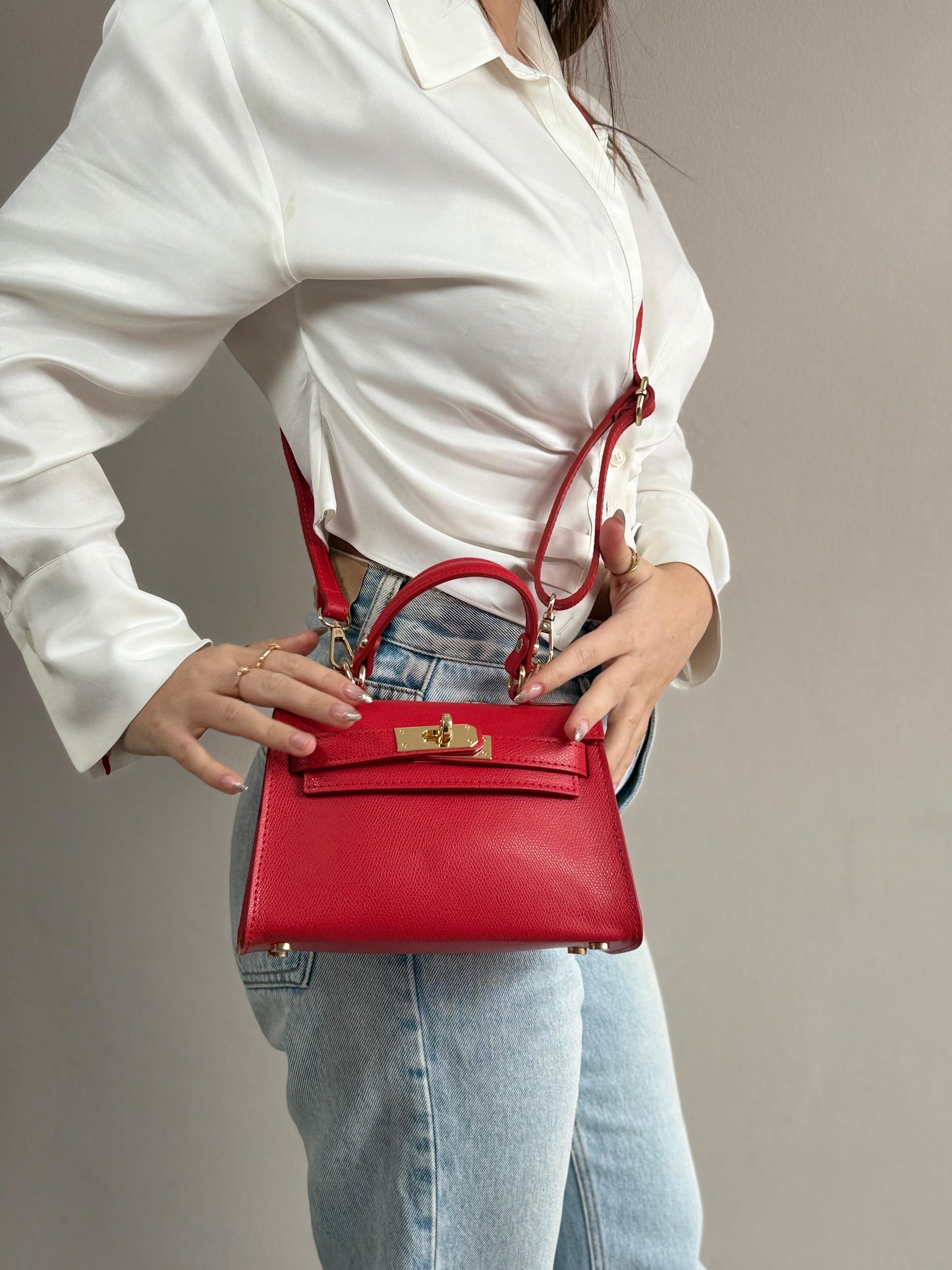 Katy mini in pelle