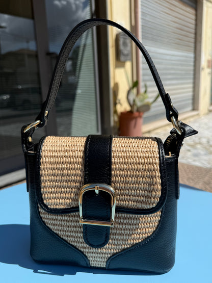 Mini Bag in rafia