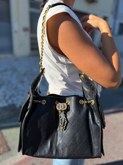 Gaia bag in pelle