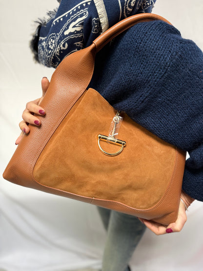 STAFFA MAXI PELLE E SUEDE