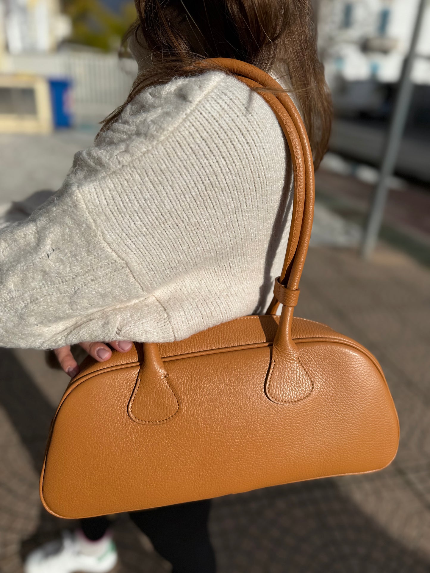 Longuette in pelle