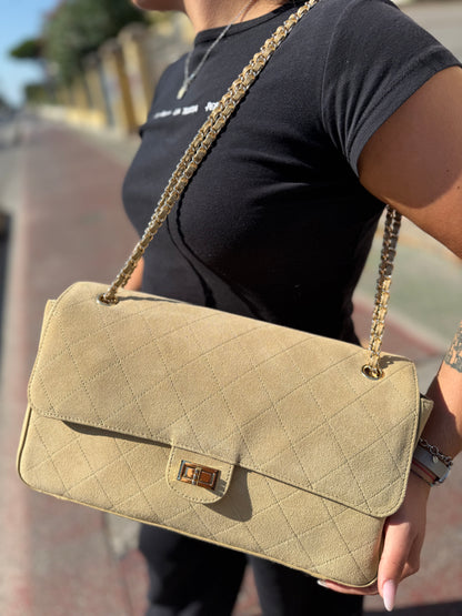 Grace bag luxury suede