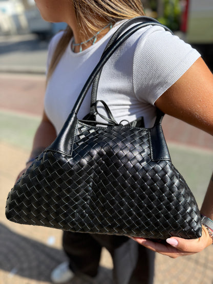 New tote intreccio midi