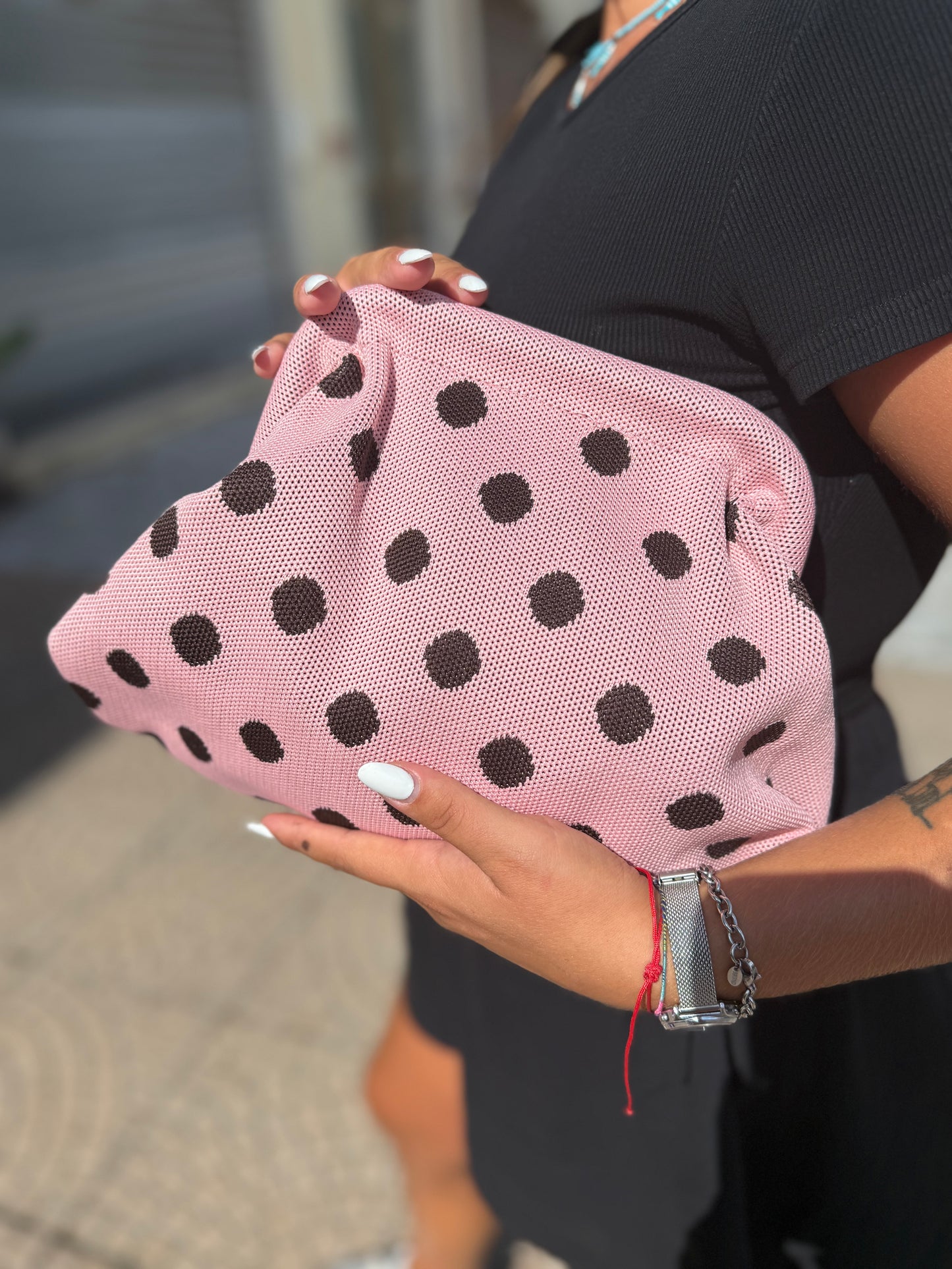 Pochette bag pois