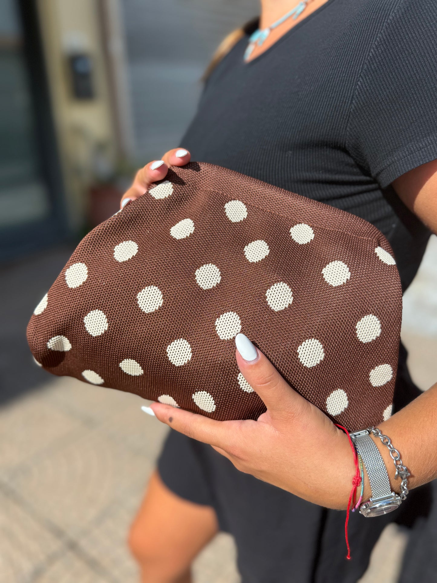 Pochette bag pois