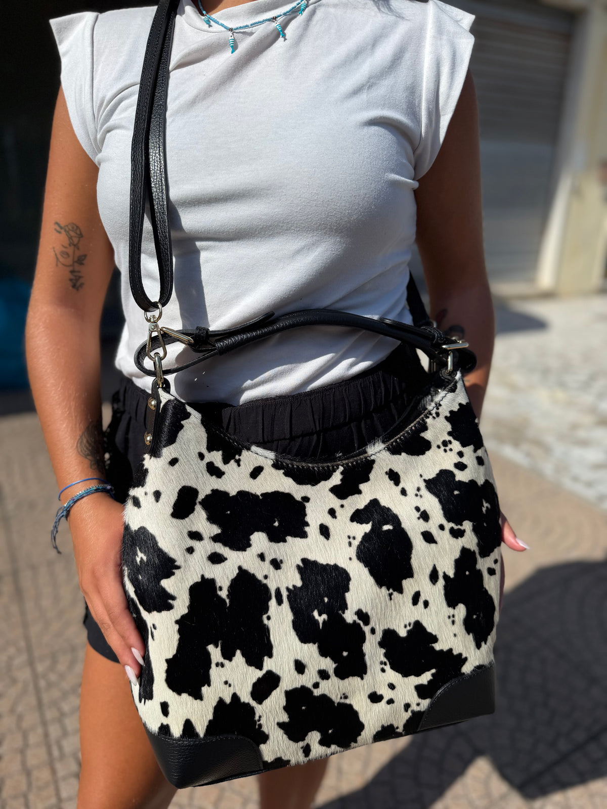 Hobo Bag cow