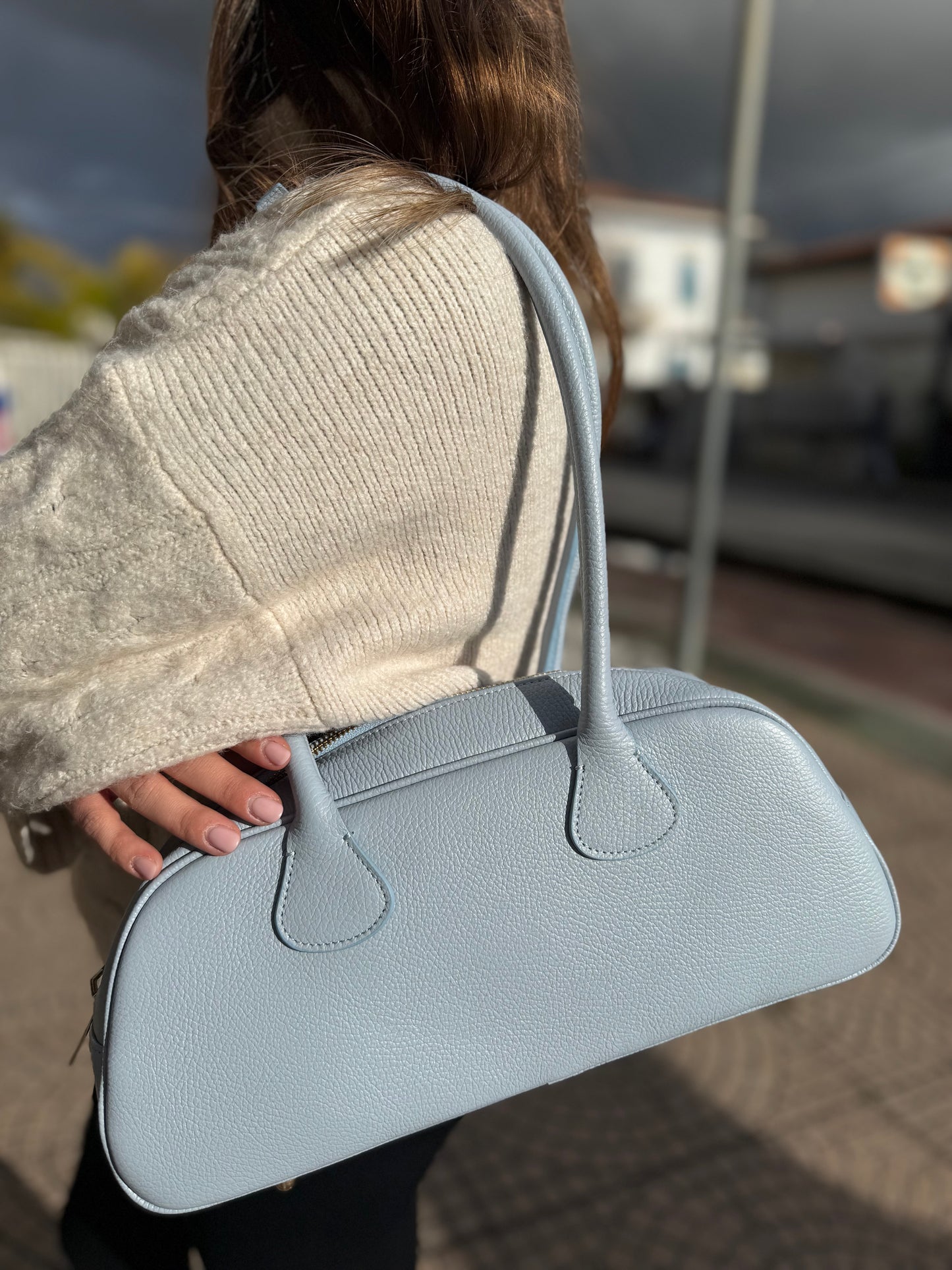 Longuette in pelle