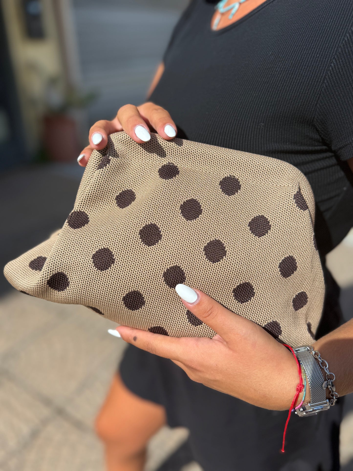 Pochette bag pois