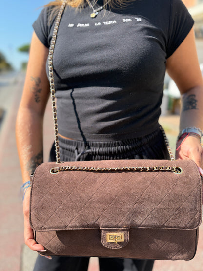 Grace bag luxury suede