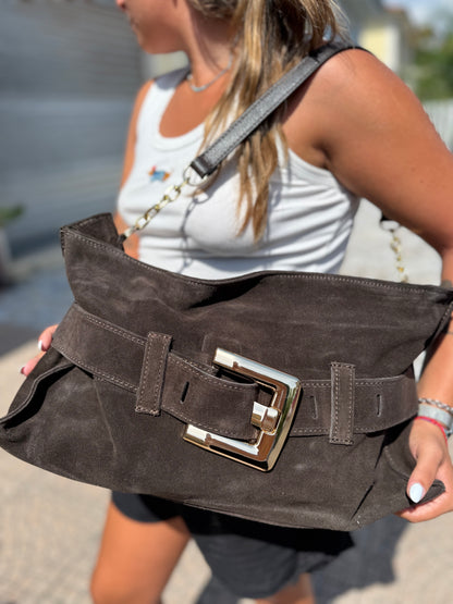 Belt bag suede