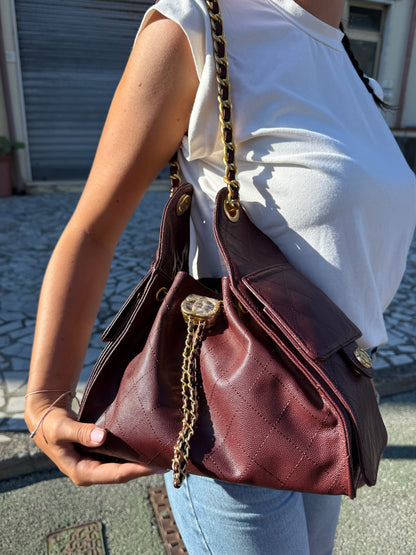 Gaia bag in pelle