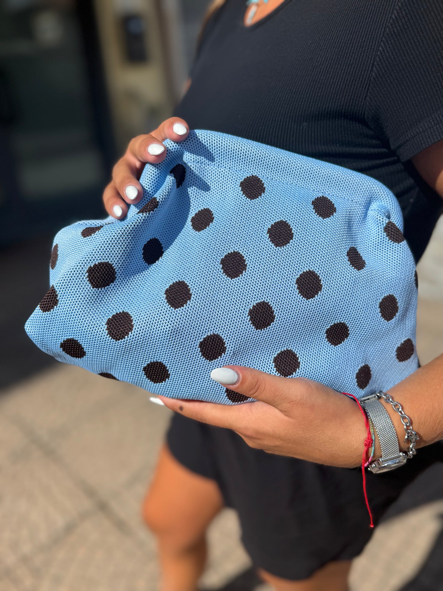 Pochette bag pois