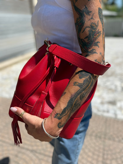 Secchiello in pelle