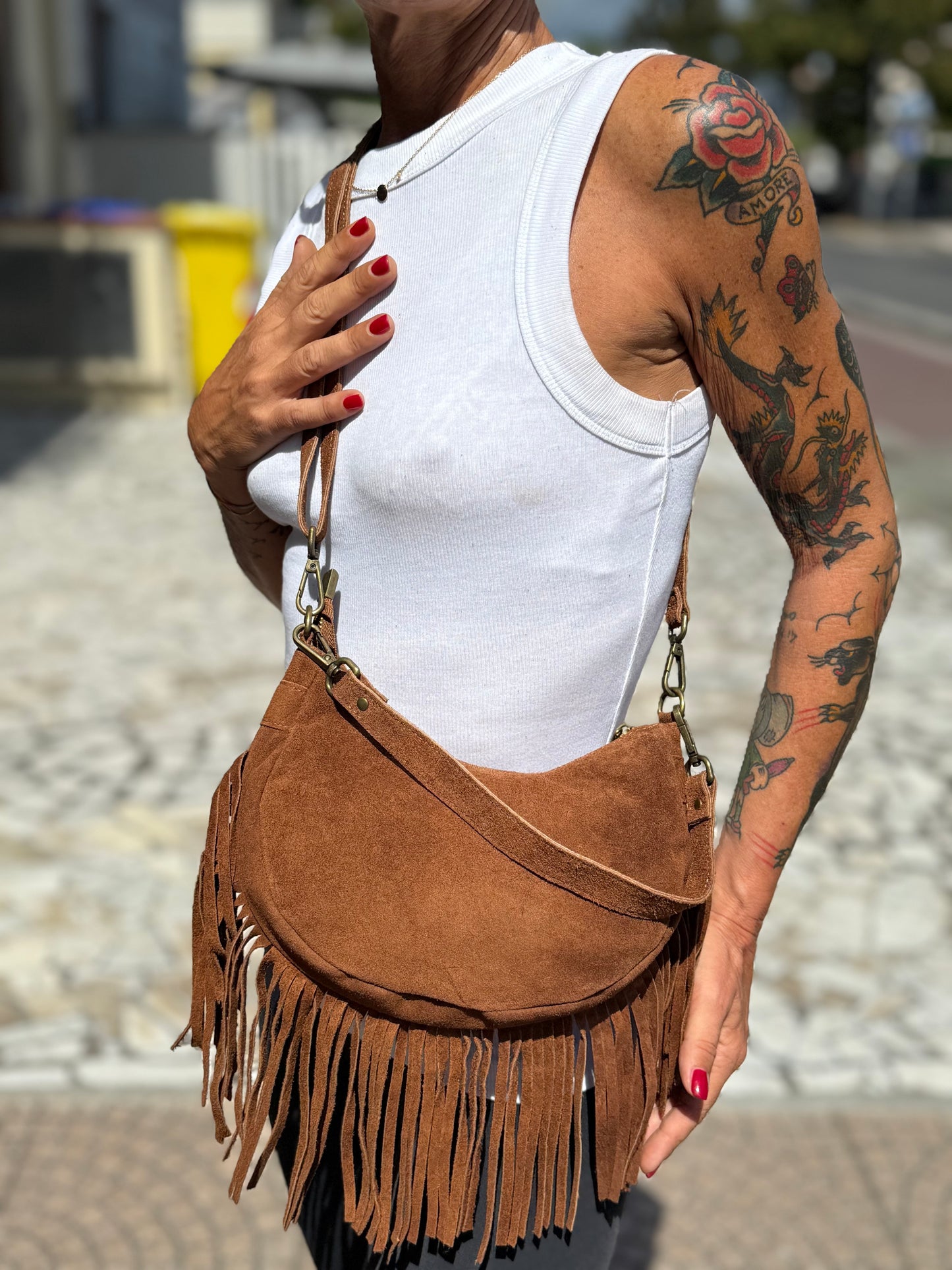 Gipsy mini in camoscio