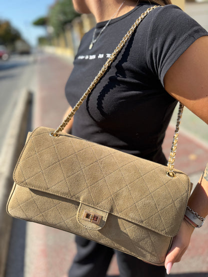 Grace bag luxury suede