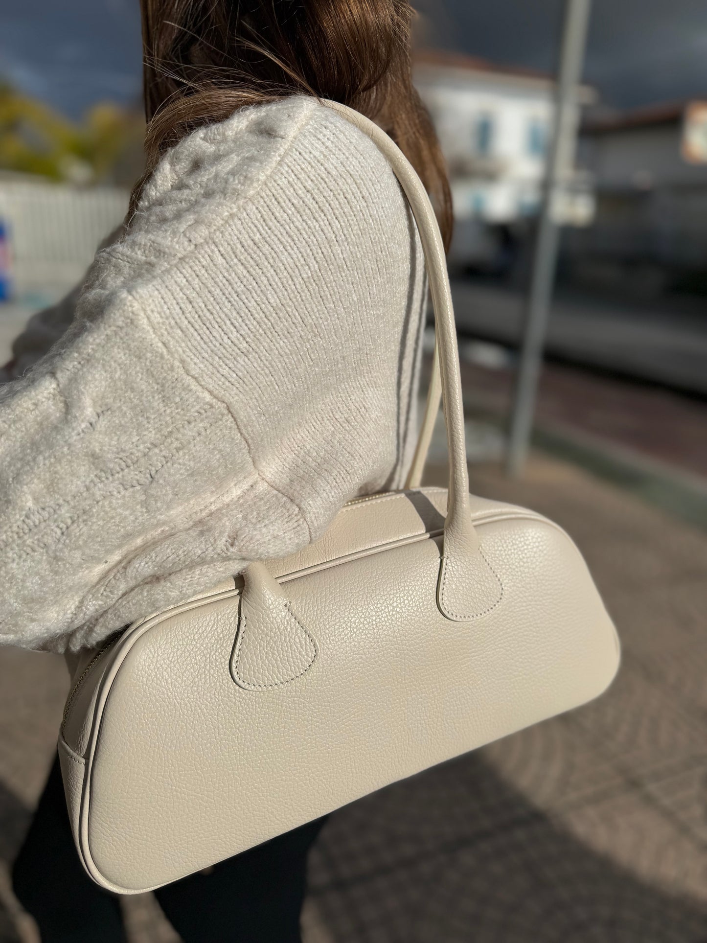 Longuette in pelle