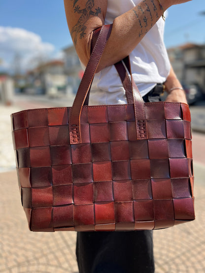 Tote intreccio Maxi