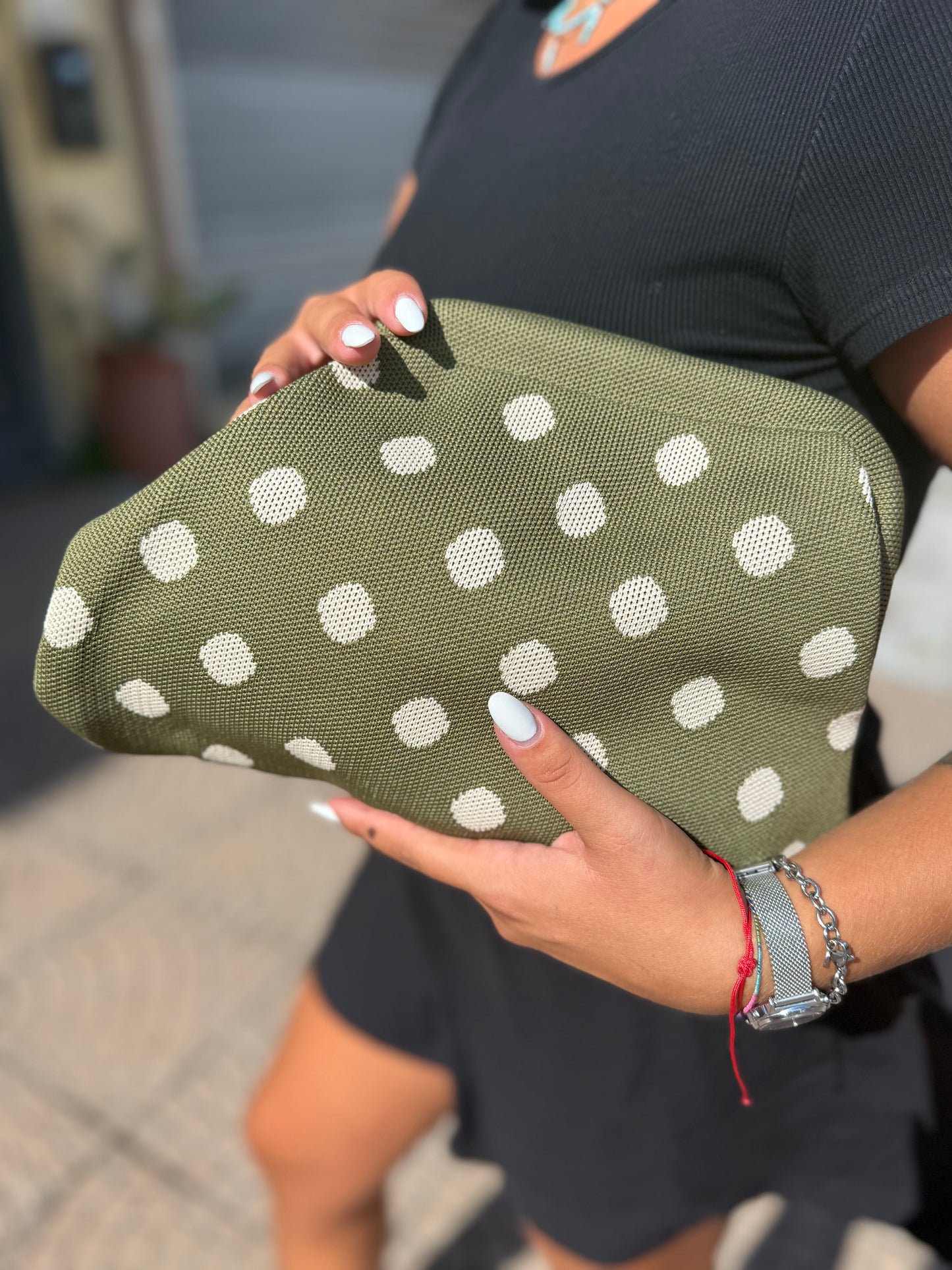 Pochette bag pois