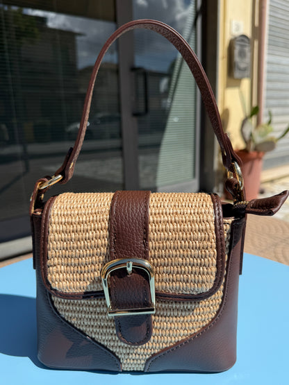 Mini Bag in rafia