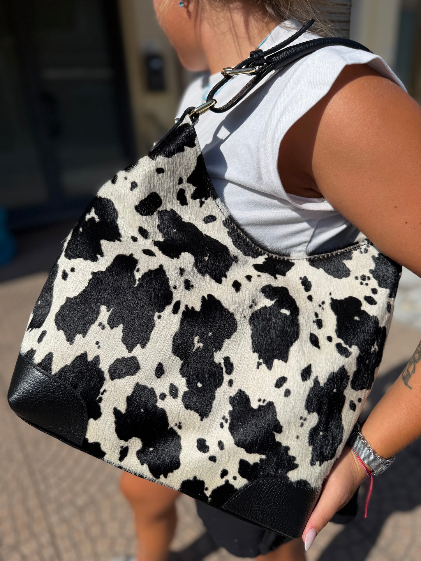 Hobo Bag cow