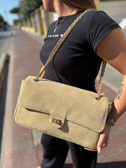 Grace bag luxury suede