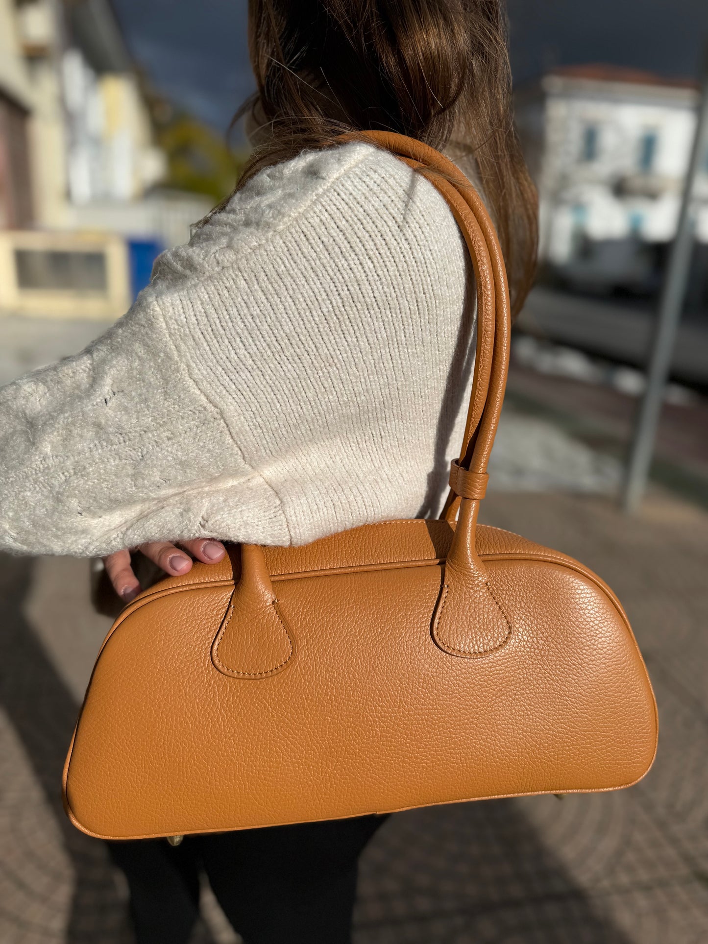 Longuette in pelle