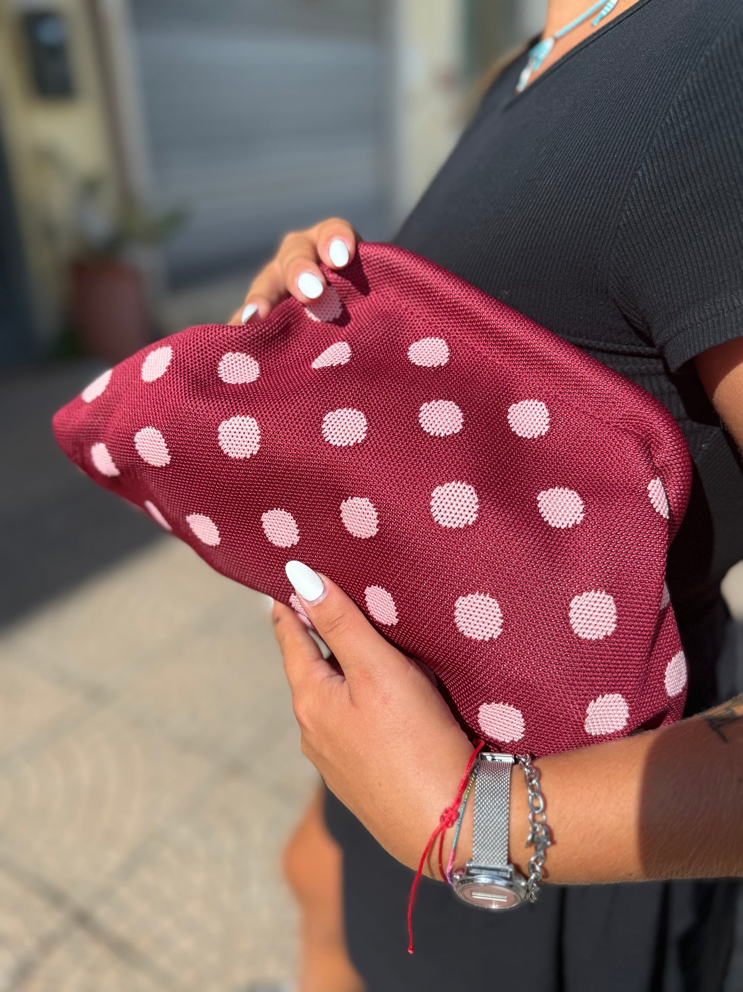 Pochette bag pois