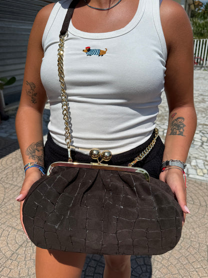 Pasticcino maxi suede cocco
