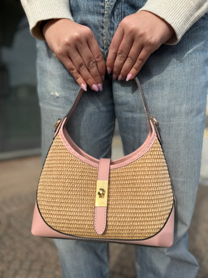 Capri bag in rafia