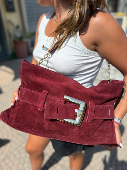 Belt bag suede