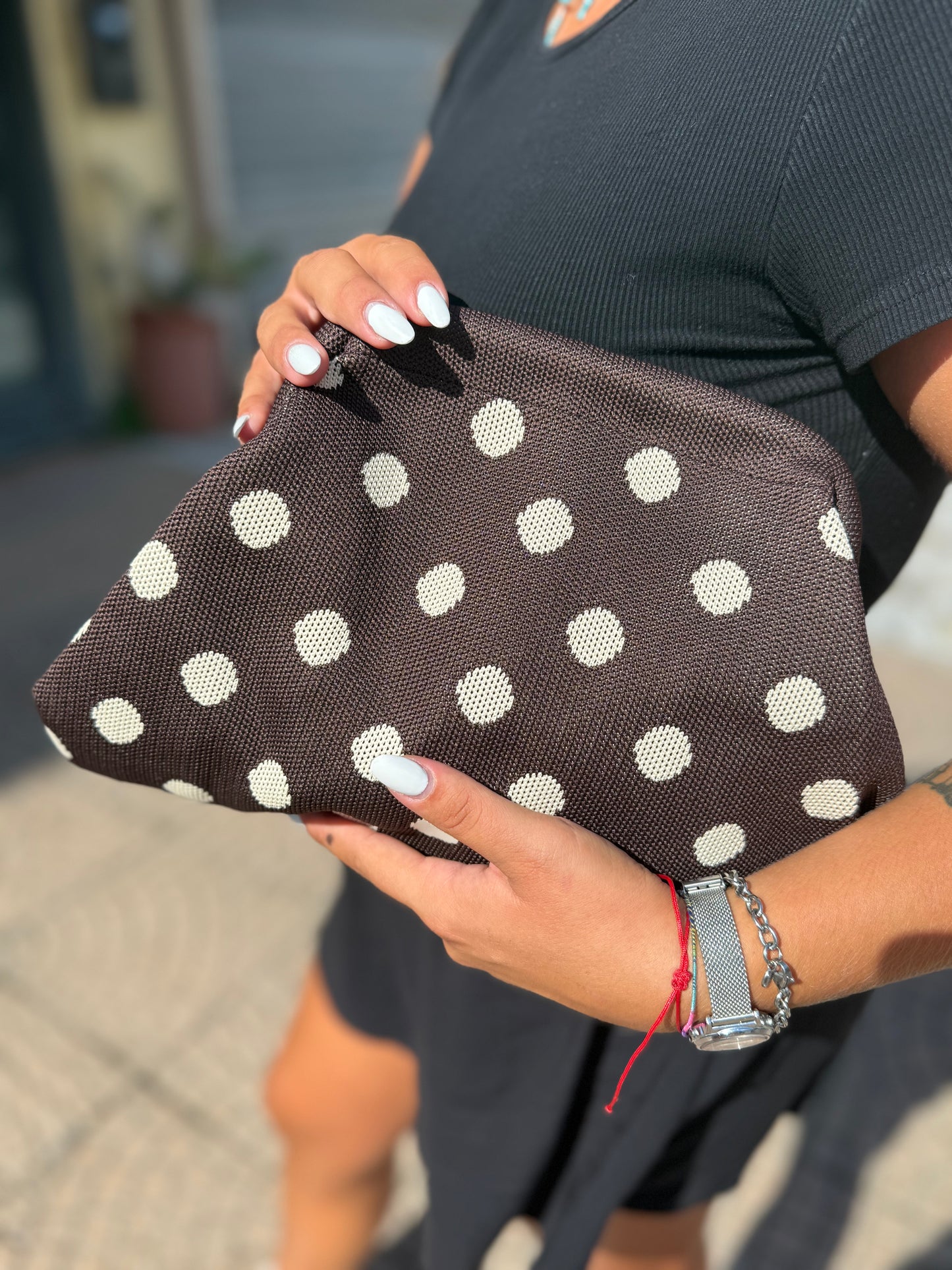 Pochette bag pois