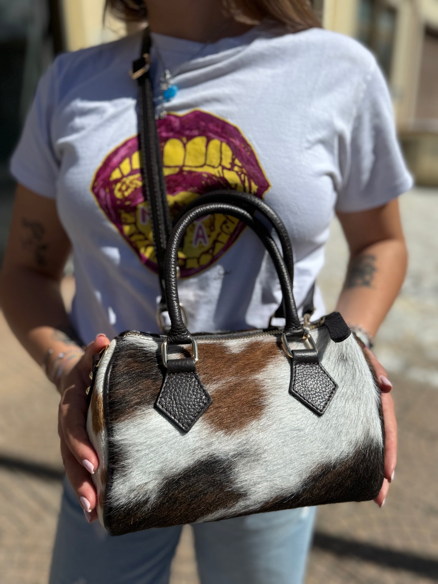 Bauletto Midi Cow