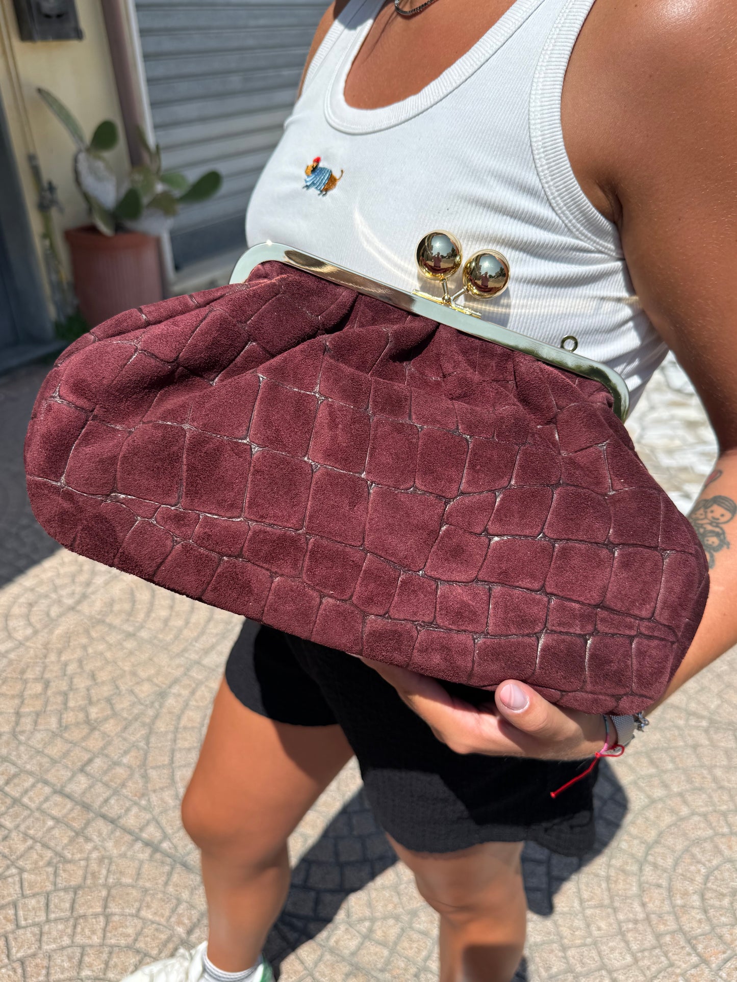 Pasticcino maxi suede cocco