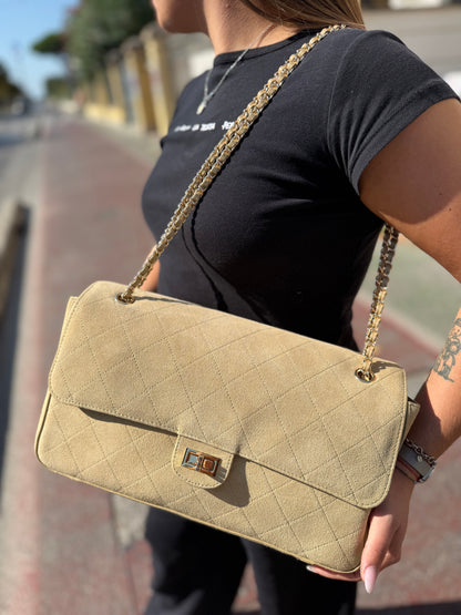 Grace bag luxury suede