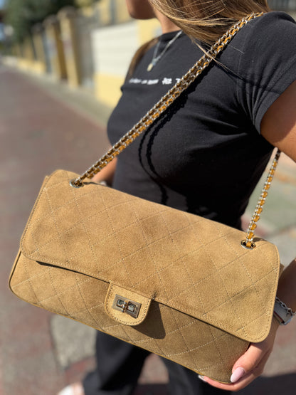 Grace bag luxury suede
