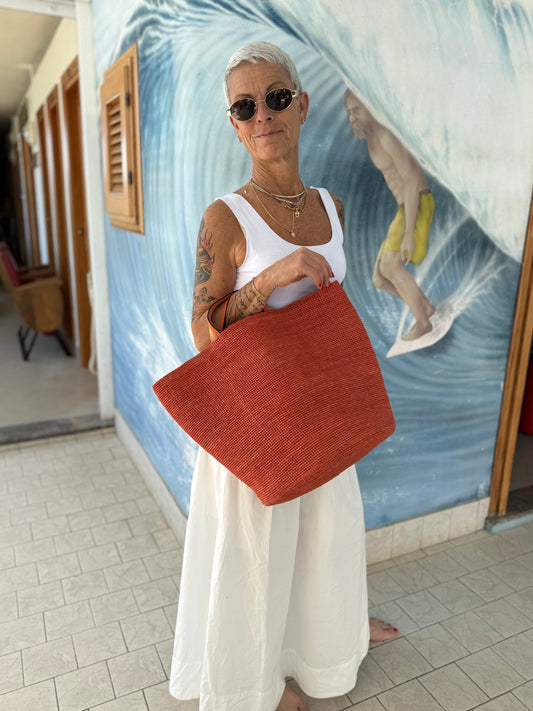 Maxi secchiello in juta