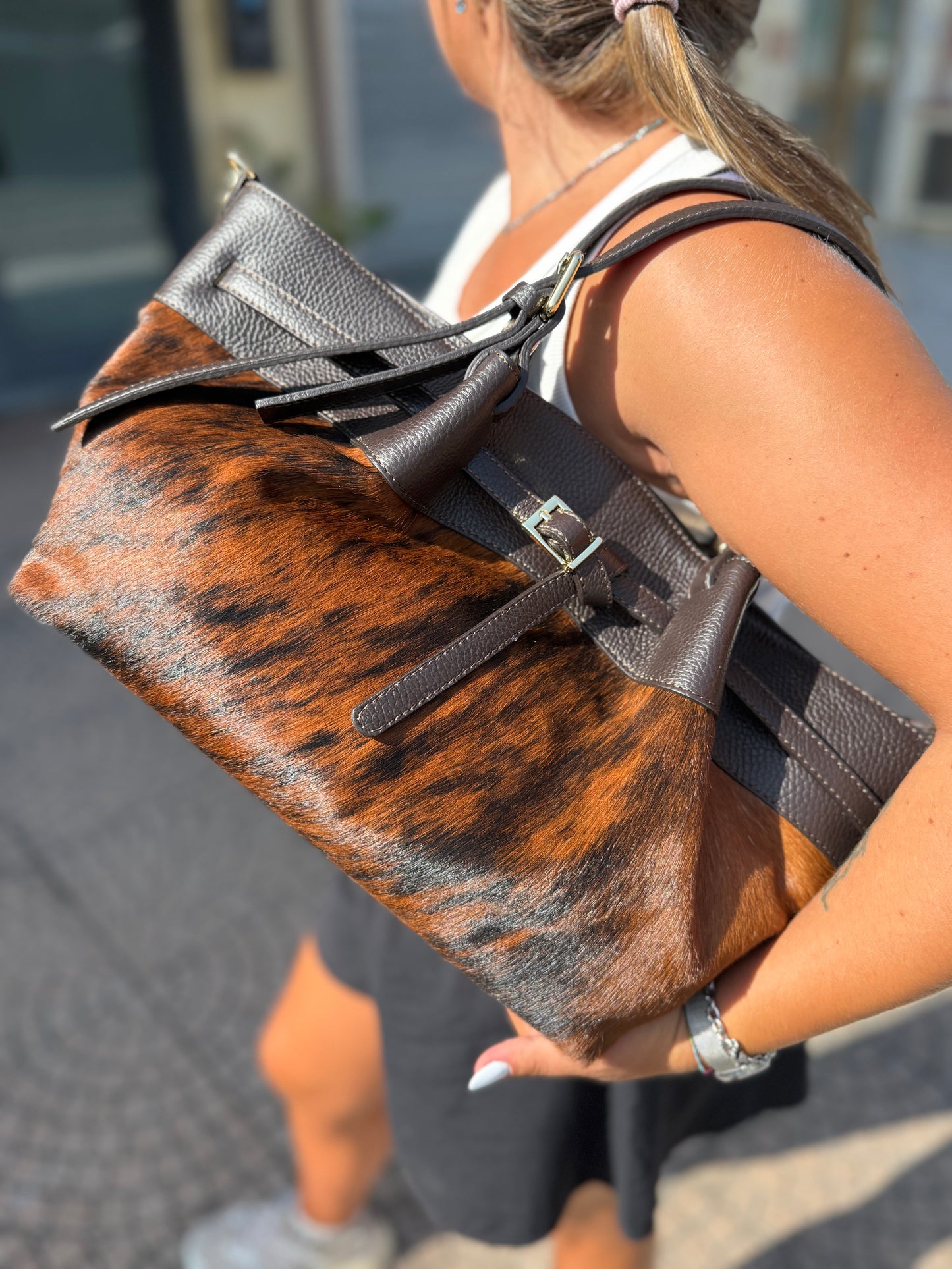 Belt bag Cow