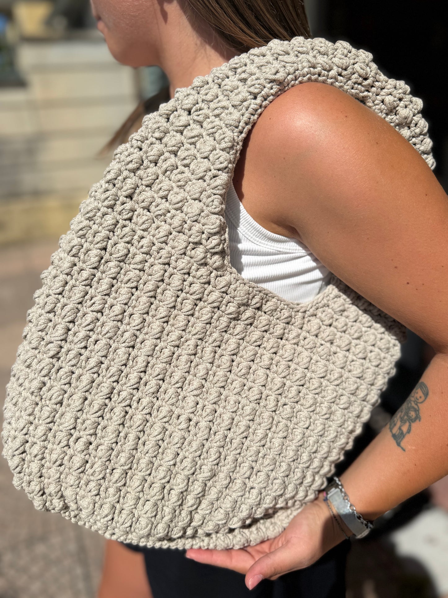 Crochet bag maxi