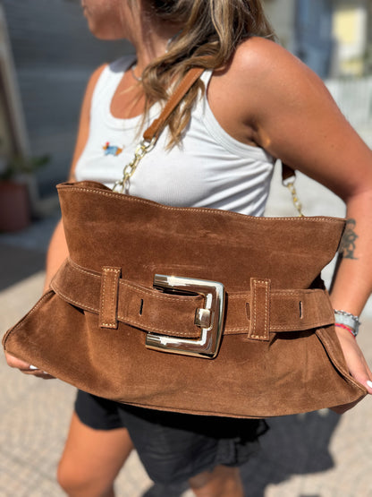 Belt bag suede