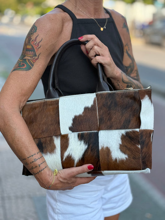 Intrecciata maxi in cavallino
