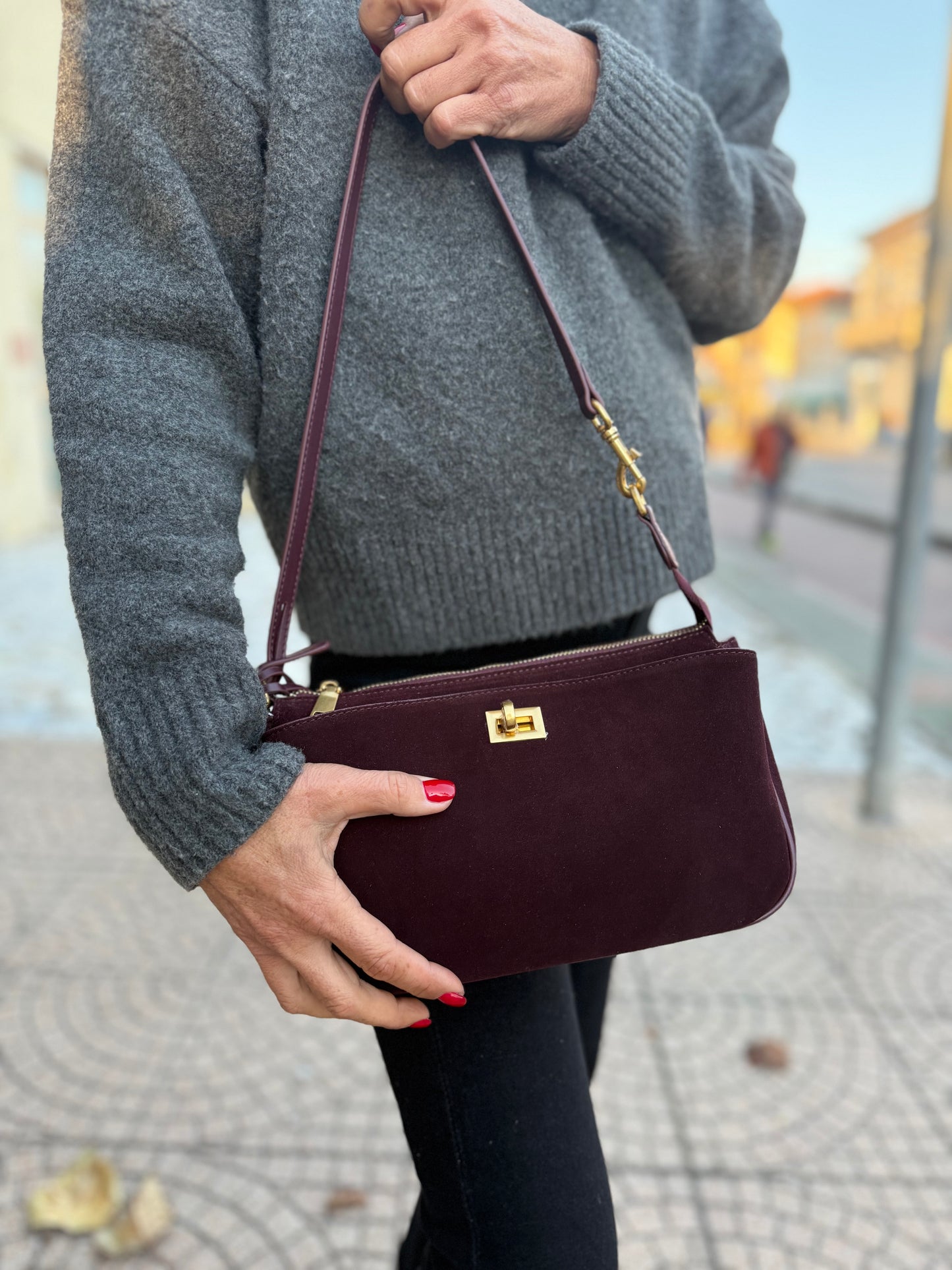 Alice mini luxury suede