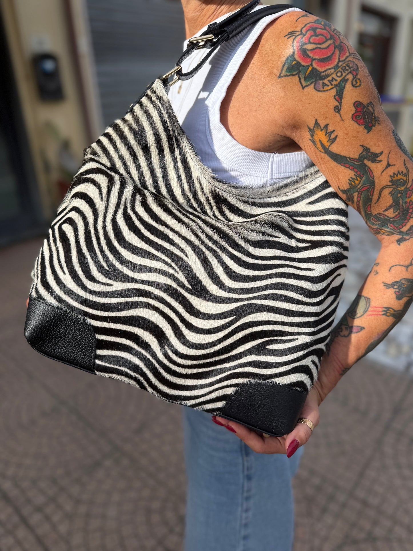 Hobo Bag cow